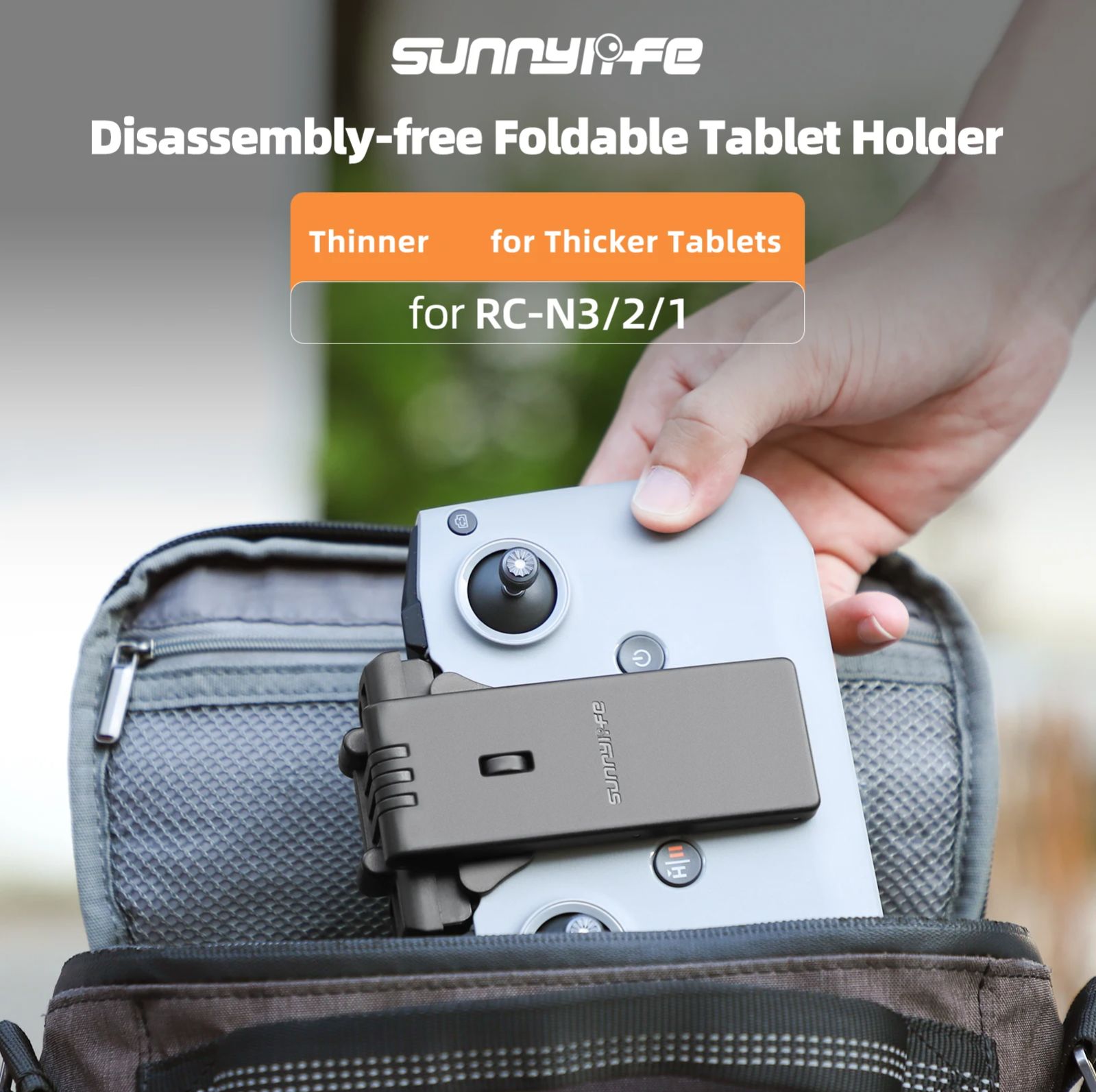 Drone Tablet Mount - Soporte plegable sin desmontaje para Dron,