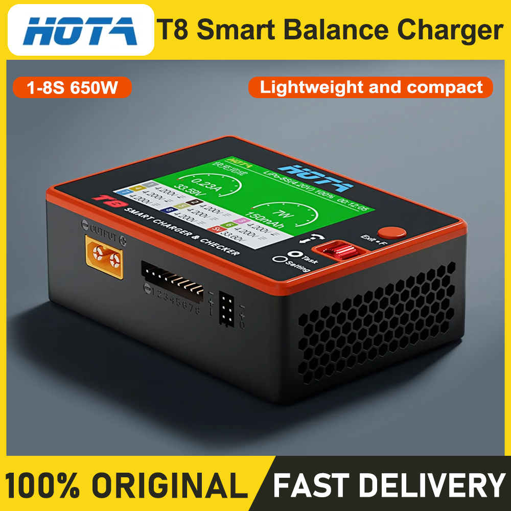 Drone Power Bank - Cargador Inteligente HOTA T8 para Baterías