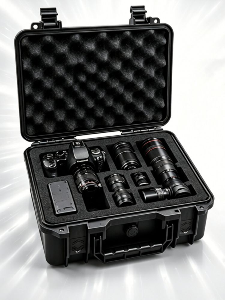 Drone Hard Shell Case - Caja de Almacenamiento de Esponja Precortada