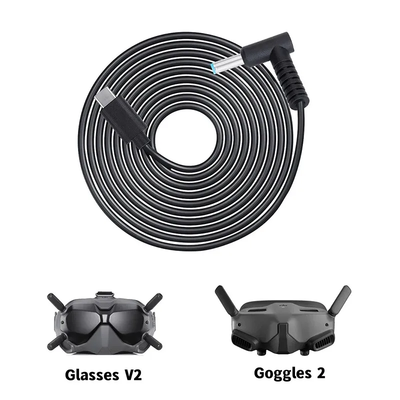 Drone Neck Strap - Cable de Carga Tipo-C para DJI