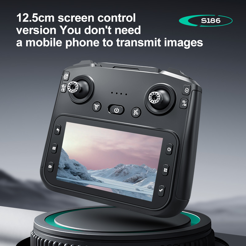2025 S186 Drone profesional 4K - Drone Controller Screen reseña y precio