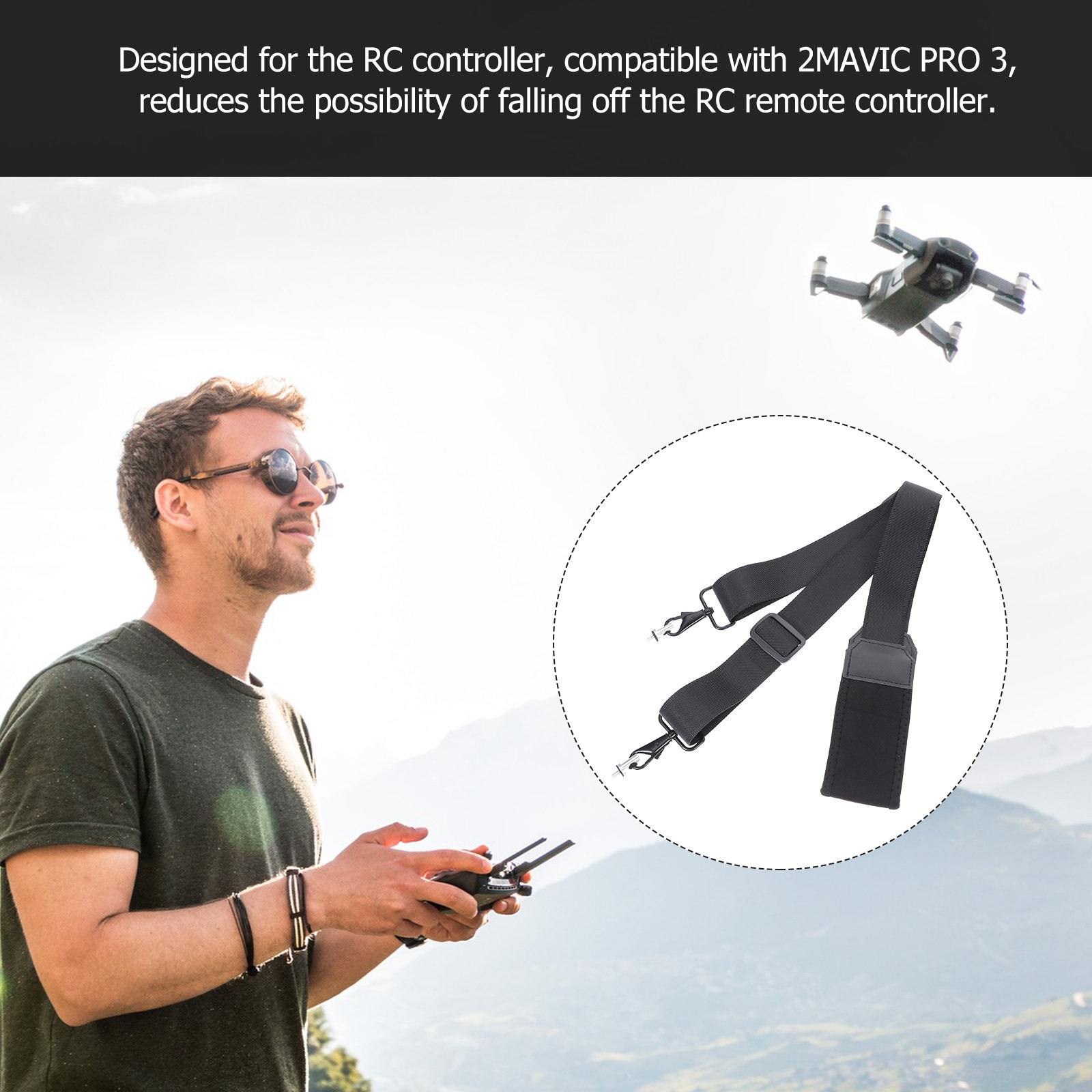 Correa de Cuello Compatible co - Drone Neck Strap reseña y precio
