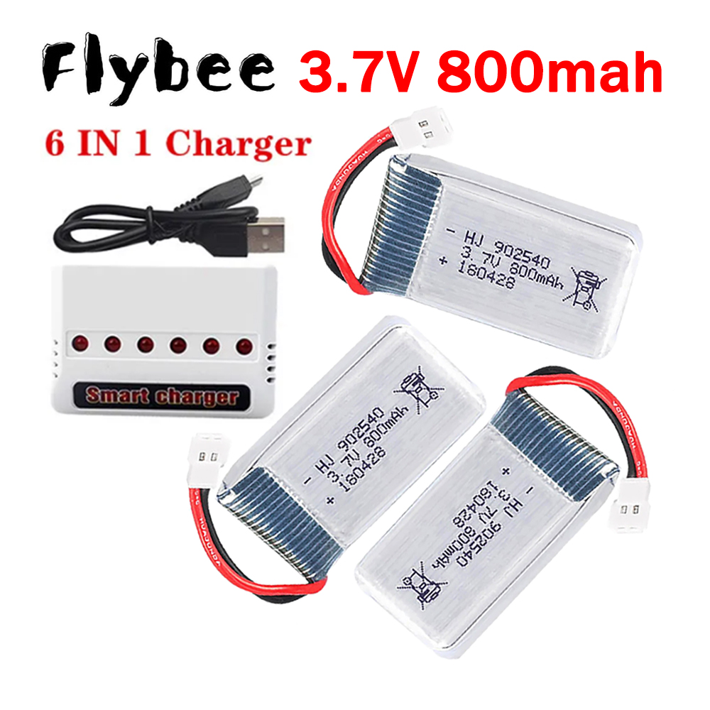 Batería Lipo MEW de 800mAh y 3 - Drone Battery Charger reseña y precio