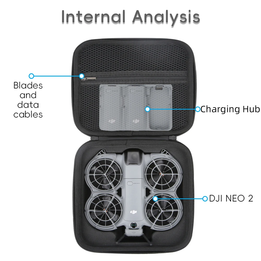 Bolso de almacenamiento antiar - Drone Hard Shell Case reseña y precio
