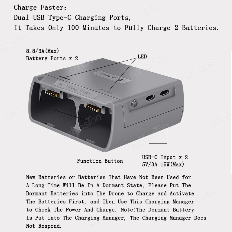 Centro de Carga para DJI Mini  - Drone Charging Hub reseña y precio