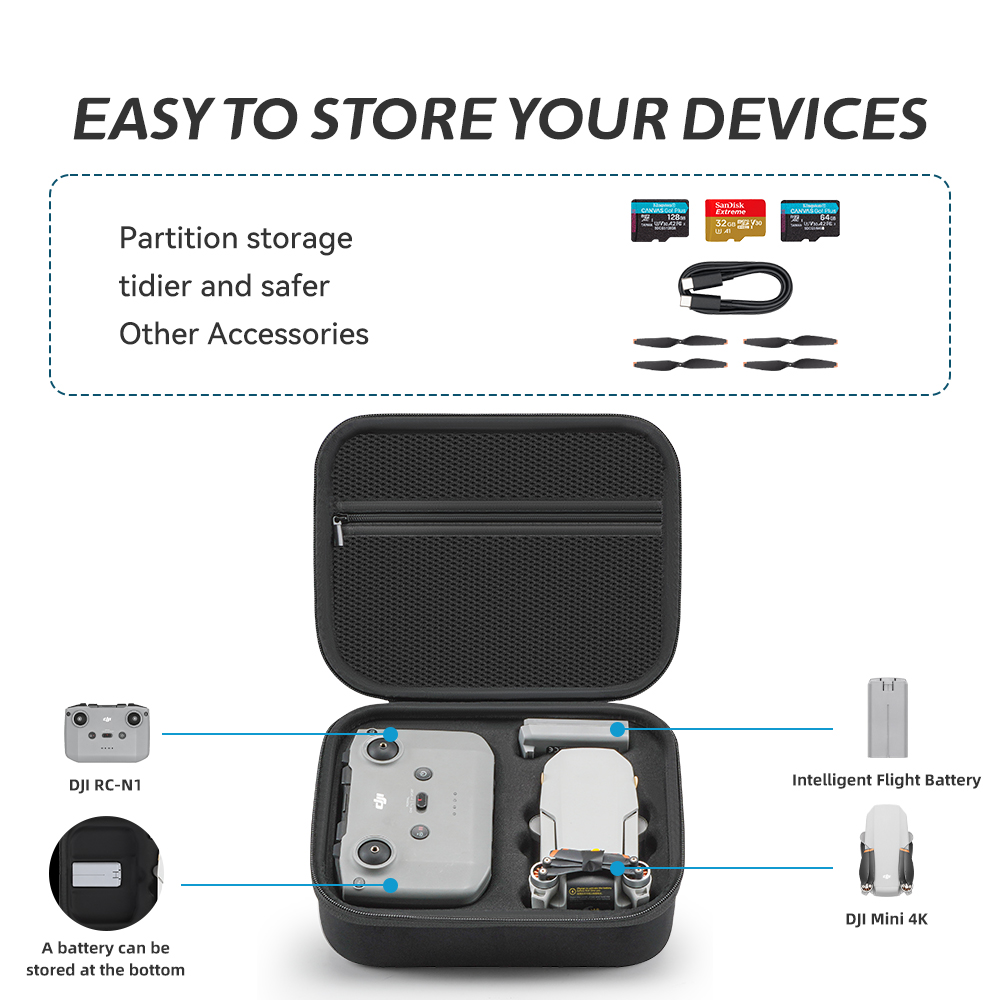 Bolsa de Almacenamiento Portát - Drone Hard Shell Case reseña y precio