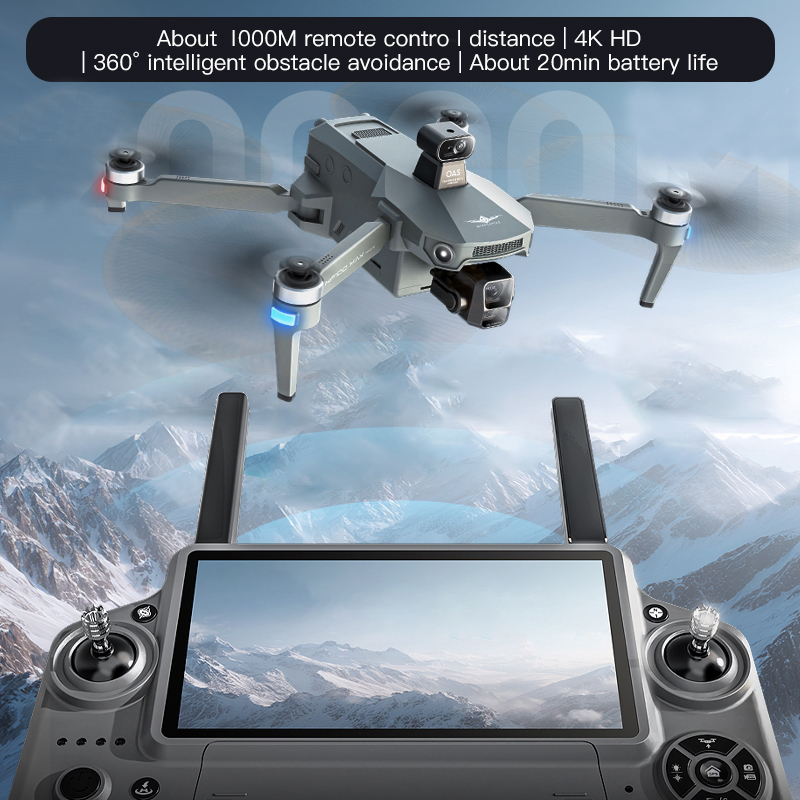KF100 MAX GPS Drone 4K Cámara  - Drone Controller Screen reseña y precio