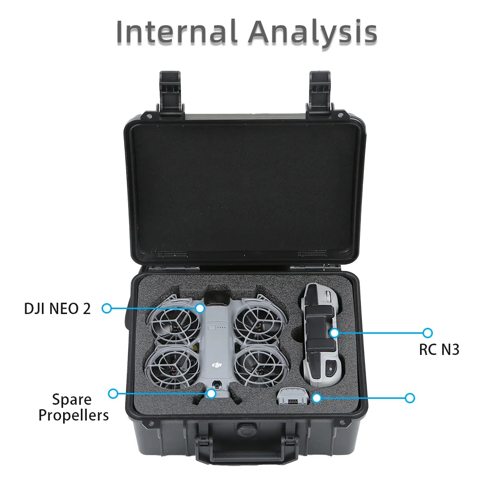 Caja de seguridad portátil par - Drone Hard Shell Case reseña y precio
