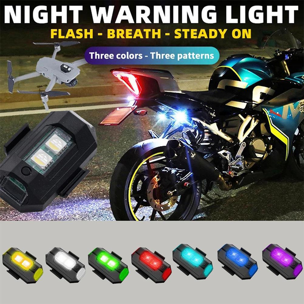 2 uds Mini luces LED estrobosc - Drone Strobe Light reseña y precio