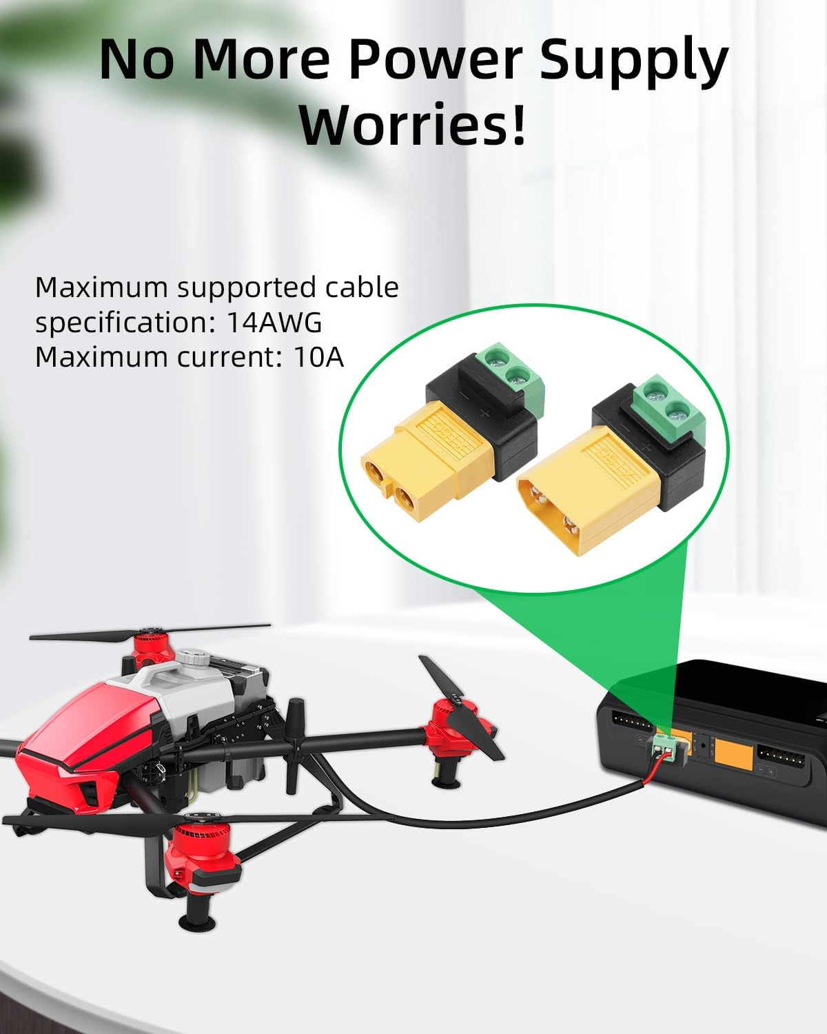 Adaptador de Conector de 2 Pin - Drone Solar Charger reseña y precio