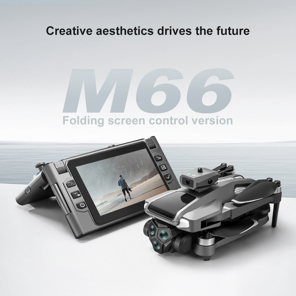 Dron RC Plegable M66 con Panta - Drone Controller Screen reseña y precio
