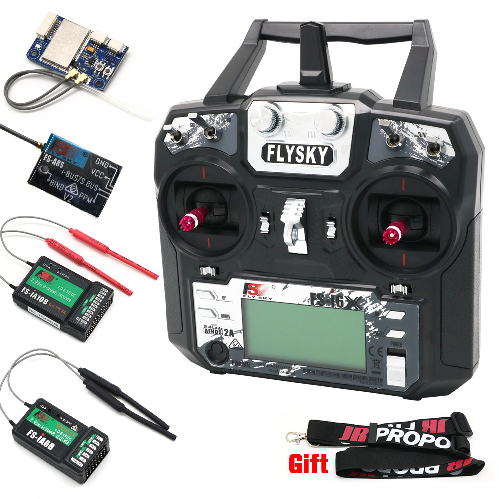 FLYSKY FS-i6X FS i6X 10CH 2,4  - Drone Battery Adapter reseña y precio