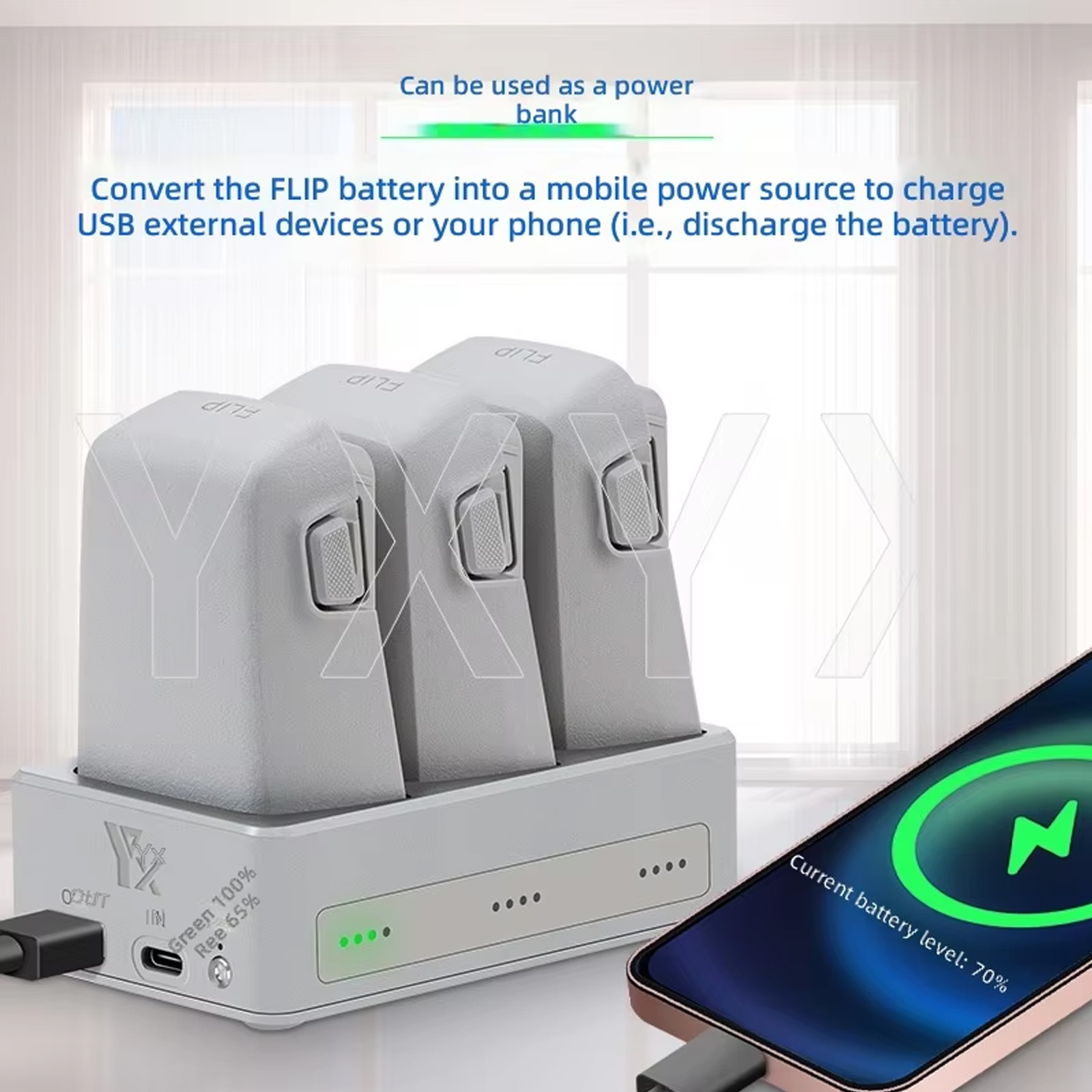 Nuevo Cargador de Batería de 3 - Drone Charging Hub reseña y precio
