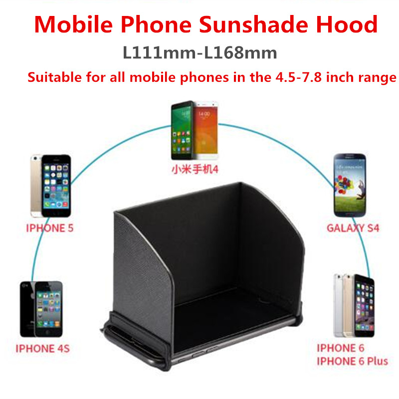 1 unidad de 4,7-10 pulgadas Un - Drone Controller Hood reseña y precio
