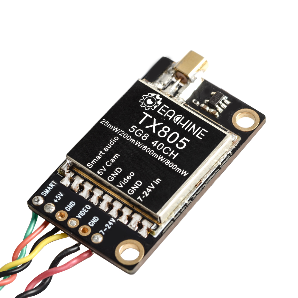 Eachine TX805 VTX 5,8G 40CH 25 - Drone Beacon Light reseña y precio