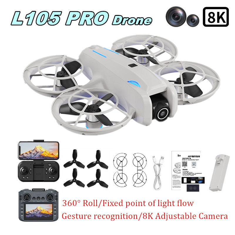 Dron L105 PRO Duel con Lente 8 - Drone Controller Screen reseña y precio