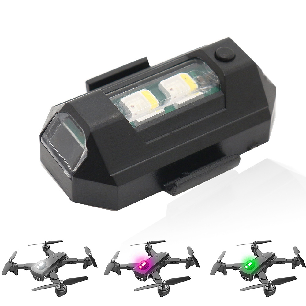 Luz LED de advertencia RGB par - Drone Strobe Light reseña y precio