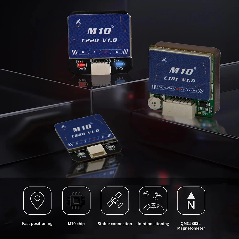 Módulo GPS HPXGRC M-10 5883 co - Drone Beacon Light reseña y precio