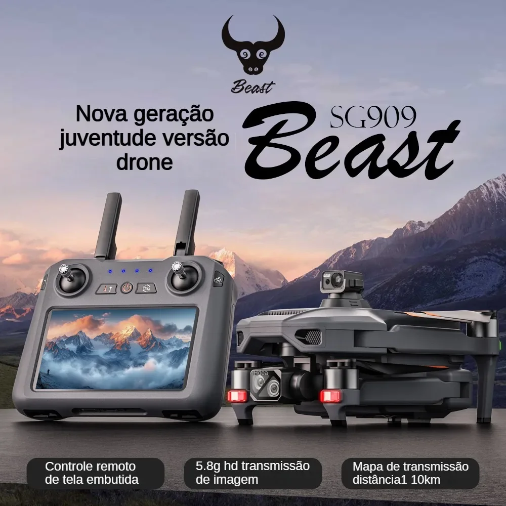 ZLL SG909 SG909MAX Dron profes - Drone Controller Screen reseña y precio